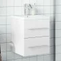 Mueble de baño con lavabo integrado blanco de , Tocadores de baño - Ref: Foro24-3278755, Precio: 160,49 €, Descuento: %