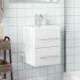 Mueble de baño con lavabo integrado blanco de , Tocadores de baño - Ref: Foro24-3278755, Precio: 160,49 €, Descuento: %