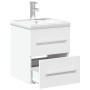 Mueble de baño con lavabo integrado blanco de , Tocadores de baño - Ref: Foro24-3278755, Precio: 170,34 €, Descuento: %