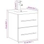 Mueble de baño con lavabo integrado blanco de , Tocadores de baño - Ref: Foro24-3278755, Precio: 160,49 €, Descuento: %