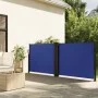 Toldo lateral retráctil azul 120x1200 cm de , Sombrillas - Ref: Foro24-4004791, Precio: 120,92 €, Descuento: %