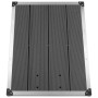 Plato de ducha de jardín WPC acero inoxidable gris 80x62 cm de vidaXL, Platos de ducha - Ref: Foro24-48203, Precio: 95,93 €, ...