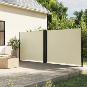 Toldo lateral retráctil crema 160x1200 cm de , Sombrillas - Ref: Foro24-4004820, Precio: 152,28 €, Descuento: %