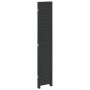 Biombo separador de 5 paneles madera maciza Paulownia negro de , Divisores de ambientes - Ref: Foro24-358856, Precio: 169,71 ...