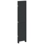 Biombo separador de 5 paneles madera maciza Paulownia negro de , Divisores de ambientes - Ref: Foro24-358854, Precio: 148,04 ...
