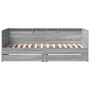 Tumbona con cajones madera ingeniería gris Sonoma 100x200 cm de , Camas y somieres - Ref: Foro24-3280844, Precio: 210,54 €, D...