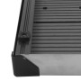 Plato de ducha de jardín WPC acero inoxidable gris 80x62 cm de vidaXL, Platos de ducha - Ref: Foro24-48203, Precio: 95,93 €, ...