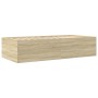 Tumbona con cajones madera ingeniería roble Sonoma 75x190 cm de , Camas y somieres - Ref: Foro24-3280890, Precio: 163,42 €, D...