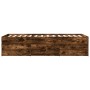 Tumbona con cajones madera ingeniería roble ahumado 75x190 cm de , Camas y somieres - Ref: Foro24-3280892, Precio: 167,48 €, ...