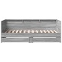 Tumbona con cajones madera ingeniería gris Sonoma 75x190 cm de , Camas y somieres - Ref: Foro24-3280865, Precio: 193,73 €, De...