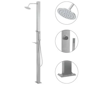 Ducha de exterior de acero inoxidable recta de vidaXL, Accesorios para piscinas y spa - Ref: Foro24-48198, Precio: 157,20 €, ...