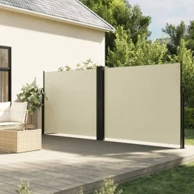 Toldo lateral retráctil crema 180x1000 cm de , Sombrillas - Ref: Foro24-4004745, Precio: 153,52 €, Descuento: %