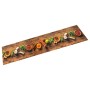 Alfombra de cocina lavable terciopelo dibujo especias 60x180 cm de , Felpudos - Ref: Foro24-4005606, Precio: 37,87 €, Descuen...