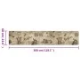 Alfombra de cocina lavable terciopelo marrón café 60x300 cm de , Felpudos - Ref: Foro24-4005580, Precio: 48,79 €, Descuento: %