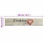 Alfombra de cocina lavable terciopelo Peper Cooking 60x300 cm de , Felpudos - Ref: Foro24-4005625, Precio: 53,54 €, Descuento: %