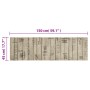 Alfombra de cocina lavable terciopelo estampado valla 45x150 cm de , Felpudos - Ref: Foro24-4005638, Precio: 27,58 €, Descuen...