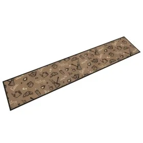 Alfombra de cocina lavable terciopelo marrón Morning 60x300 cm de , Felpudos - Ref: Foro24-4005589, Precio: 46,10 €, Descuent...