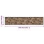 Alfombra de cocina lavable terciopelo marrón Morning 60x300 cm de , Felpudos - Ref: Foro24-4005589, Precio: 46,84 €, Descuent...