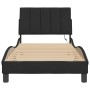 Estructura de cama con luces LED terciopelo negro 80x200 cm de , Camas y somieres - Ref: Foro24-3213747, Precio: 140,59 €, De...