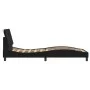 Black velvet bed frame with LED lights 80x200 cm by , Beds and slatted bases - Ref: Foro24-3213747, Price: 121,56 €, Discount: %