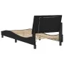 Black velvet bed frame with LED lights 80x200 cm by , Beds and slatted bases - Ref: Foro24-3213747, Price: 121,56 €, Discount: %