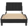 Estructura de cama con luces LED de terciopelo negro 90x190 cm de , Camas y somieres - Ref: Foro24-3213753, Precio: 145,84 €,...