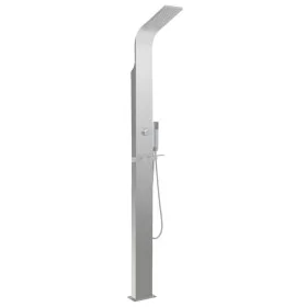 Ducha de exterior de acero inoxidable curvada de vidaXL, Accesorios para piscinas y spa - Ref: Foro24-48199, Precio: 250,03 €...