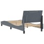 Estructura cama con luces LED terciopelo gris oscuro 90x200 cm de , Camas y somieres - Ref: Foro24-3213758, Precio: 161,06 €,...