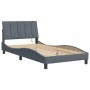 Estructura cama con luces LED terciopelo gris oscuro 100x200 cm de , Camas y somieres - Ref: Foro24-3213764, Precio: 154,71 €...