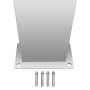 Ducha de exterior de acero inoxidable curvada de vidaXL, Accesorios para piscinas y spa - Ref: Foro24-48199, Precio: 256,52 €...