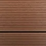 Garden shower tray WPC stainless steel brown 110x62 cm by vidaXL, Shower trays - Ref: Foro24-48204, Price: 104,14 €, Discount: %