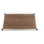 Plato de ducha de jardín WPC acero inoxidable marrón 110x62 cm de vidaXL, Platos de ducha - Ref: Foro24-48204, Precio: 104,14...