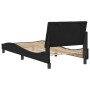 Estructura de cama con cabecero de terciopelo negro 90x200 cm de , Camas y somieres - Ref: Foro24-3207827, Precio: 165,48 €, ...