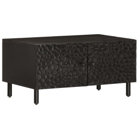 Mesa de centro madera maciza de mango negra 80x50x40 cm de , Mesas de centro - Ref: Foro24-356824, Precio: 79,82 €, Descuento: %