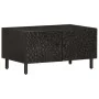 Mesa de centro madera maciza de mango negra 80x50x40 cm de , Mesas de centro - Ref: Foro24-356824, Precio: 79,11 €, Descuento: %