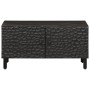 Mesa de centro madera maciza de mango negra 80x50x40 cm de , Mesas de centro - Ref: Foro24-356824, Precio: 79,82 €, Descuento: %