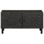 Mesa de centro madera maciza de mango negra 80x50x40 cm de , Mesas de centro - Ref: Foro24-356824, Precio: 79,11 €, Descuento: %