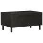 Mesa de centro madera maciza de mango negra 80x50x40 cm de , Mesas de centro - Ref: Foro24-356824, Precio: 79,11 €, Descuento: %