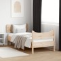 Estructura de cama con cabecero madera maciza pino 90x190 cm de , Camas y somieres - Ref: Foro24-3216402, Precio: 142,39 €, D...