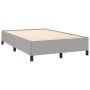 Estructura de cama tela gris claro 120x190 cm de , Camas y somieres - Ref: Foro24-379508, Precio: 102,45 €, Descuento: %