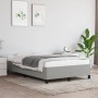 Estructura de cama tela gris claro 120x190 cm de , Camas y somieres - Ref: Foro24-379508, Precio: 102,45 €, Descuento: %