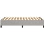 Estructura de cama tela gris claro 120x190 cm de , Camas y somieres - Ref: Foro24-379508, Precio: 102,45 €, Descuento: %
