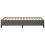 Estructura de cama terciopelo gris oscuro 120x190 cm de , Camas y somieres - Ref: Foro24-379529, Precio: 110,96 €, Descuento: %