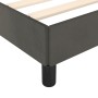 Estructura de cama terciopelo gris oscuro 120x190 cm de , Camas y somieres - Ref: Foro24-379529, Precio: 110,96 €, Descuento: %