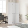 Biombo separador de 3 paneles madera maciza Paulownia blanco de , Divisores de ambientes - Ref: Foro24-358719, Precio: 103,30...