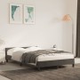 Estructura cama con cabecero terciopelo gris oscuro 120x190 cm de , Camas y somieres - Ref: Foro24-379548, Precio: 114,78 €, ...