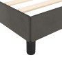 Estructura cama con cabecero terciopelo gris oscuro 120x190 cm de , Camas y somieres - Ref: Foro24-379548, Precio: 114,78 €, ...