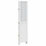 Biombo separador de 5 paneles madera maciza Paulownia blanco de , Divisores de ambientes - Ref: Foro24-358727, Precio: 154,53...