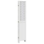 Biombo separador de 6 paneles madera maciza Paulownia blanco de , Divisores de ambientes - Ref: Foro24-358731, Precio: 192,41...