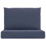 Cojines para muebles de palets 2 unidades tela azul marino de , Cojines para sillas y sofás - Ref: Foro24-379148, Precio: 45,...